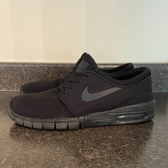 Nike SB Stefan Janoski Max 'Triple Black' - Size 8 - Picture 4 of 9